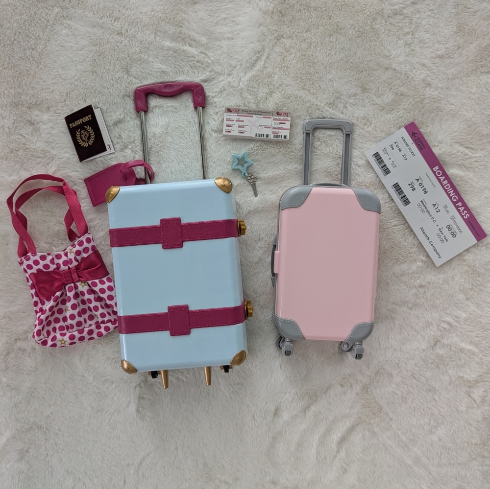 AG Luggage Set With Bonus Items